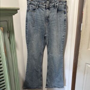 Old Navy Blue Flare Wide Leg Jeans